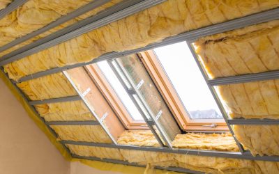 House thermal insulation with mineral wool